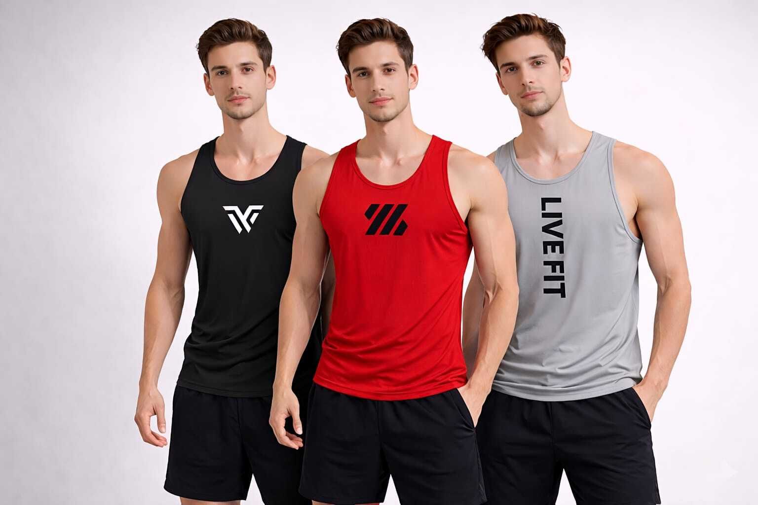 Pack of 3 Men Vest-image-46