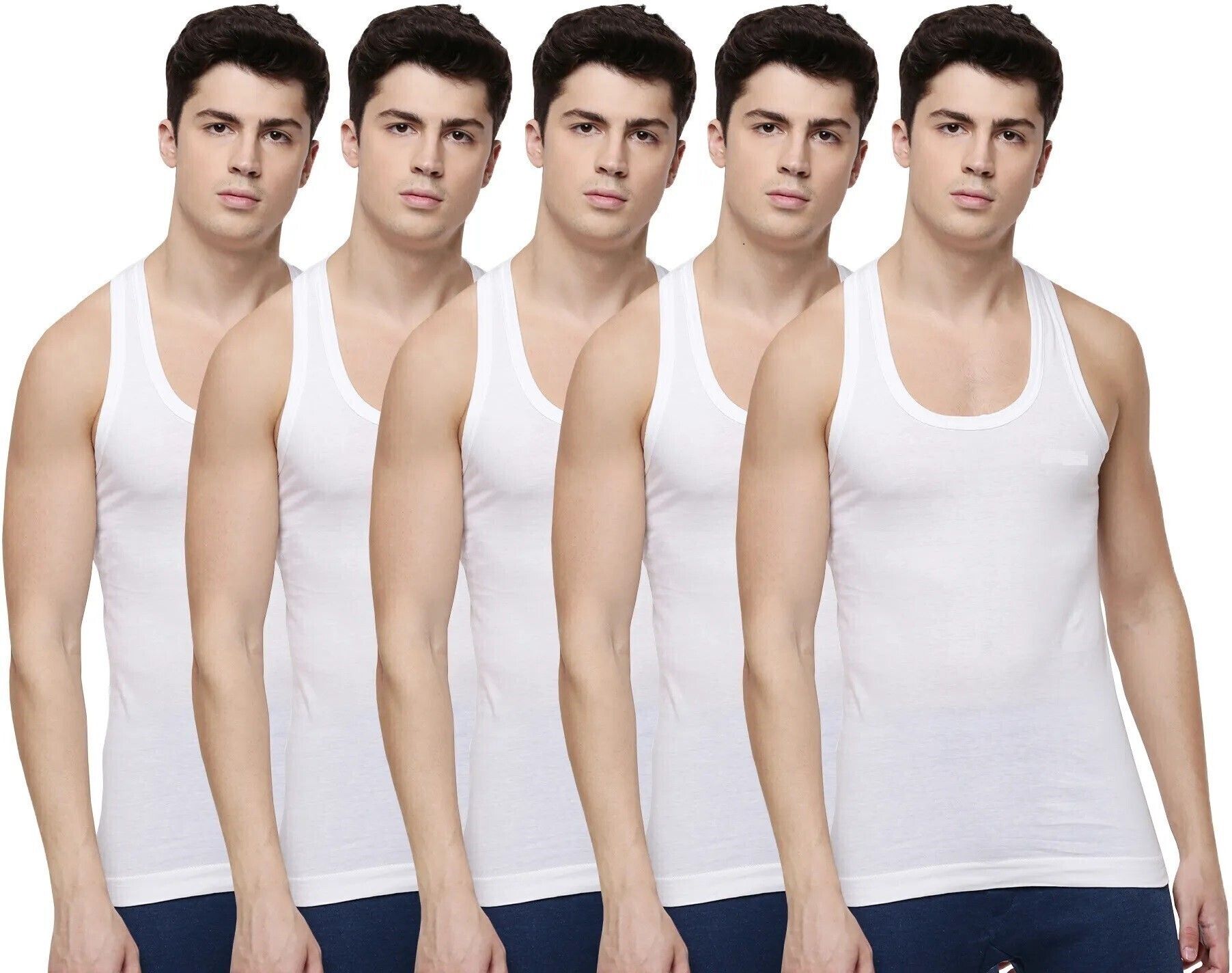 amul comfy Pack of 5 Men Vest-picture-24