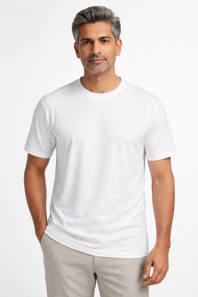 voutfit Men’s White Cotton Baniyan T-Shirt Men Vest-picture-30