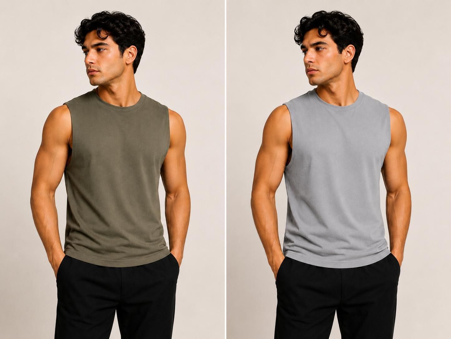 plek Pack of 2 Men Vest-picture-4