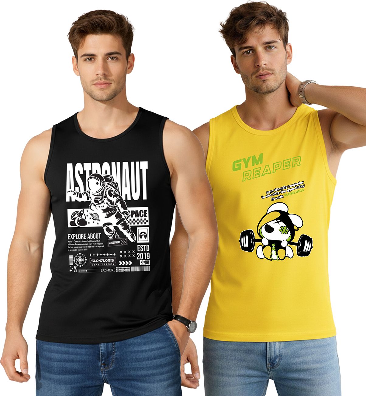 slowloris Pack of 2 Men Vest-picture-41