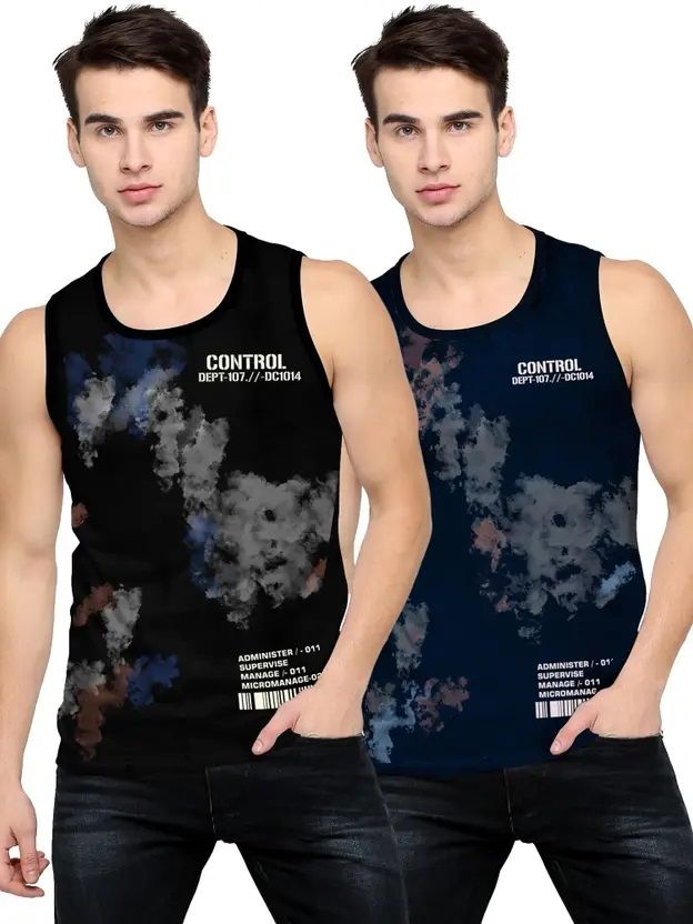 jump cuts Pack of 2 Men's Vest Men Vest-picture-23