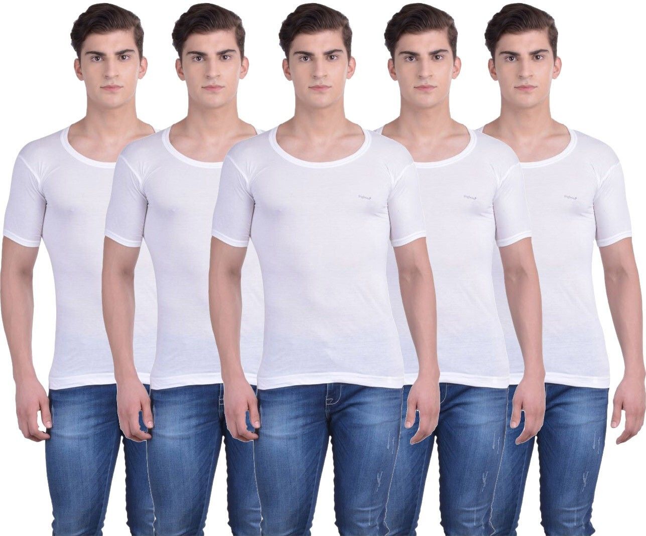 Pack of 5 Men Vest-image-24