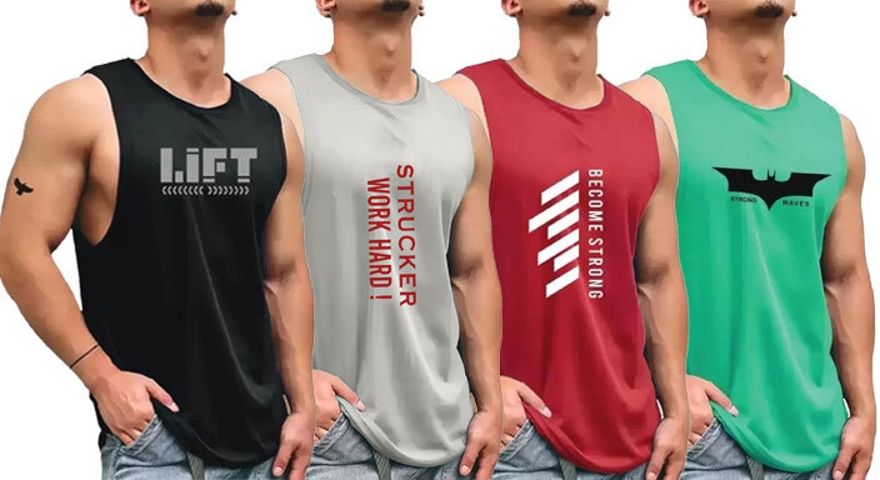 pasito Pack of 4 Men Vest-picture-46
