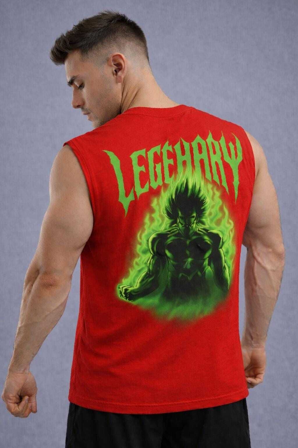 pezoz Casual Printed Gym Men Vest-picture-1
