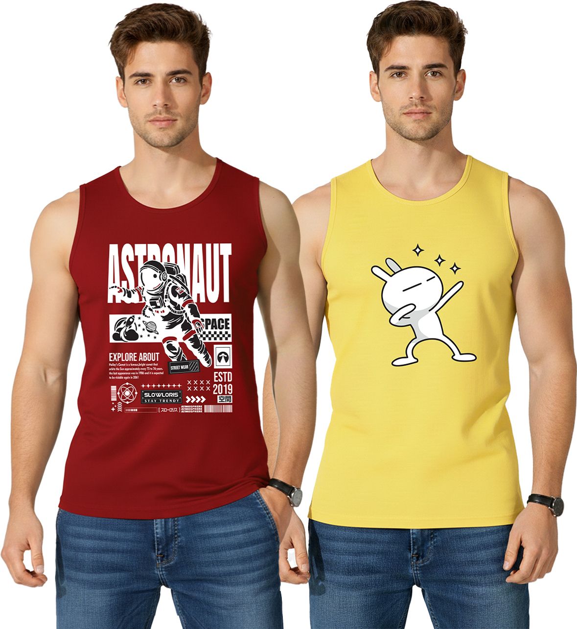 slowloris Pack of 2 Men Vest-picture-34