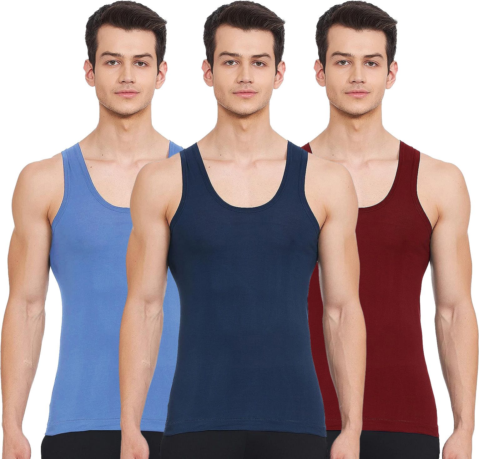 amul comfy Pack of 3 Men Vest-picture-22