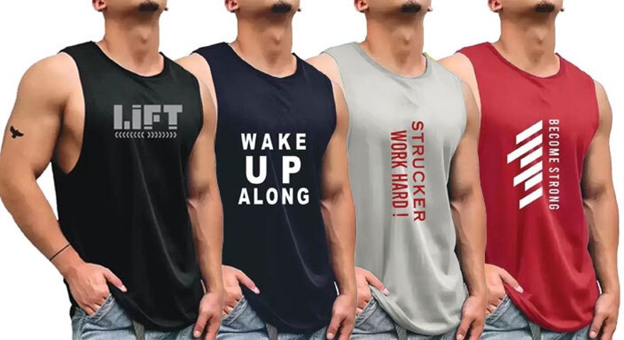 pasito Pack of 4 Men Vest-picture-26
