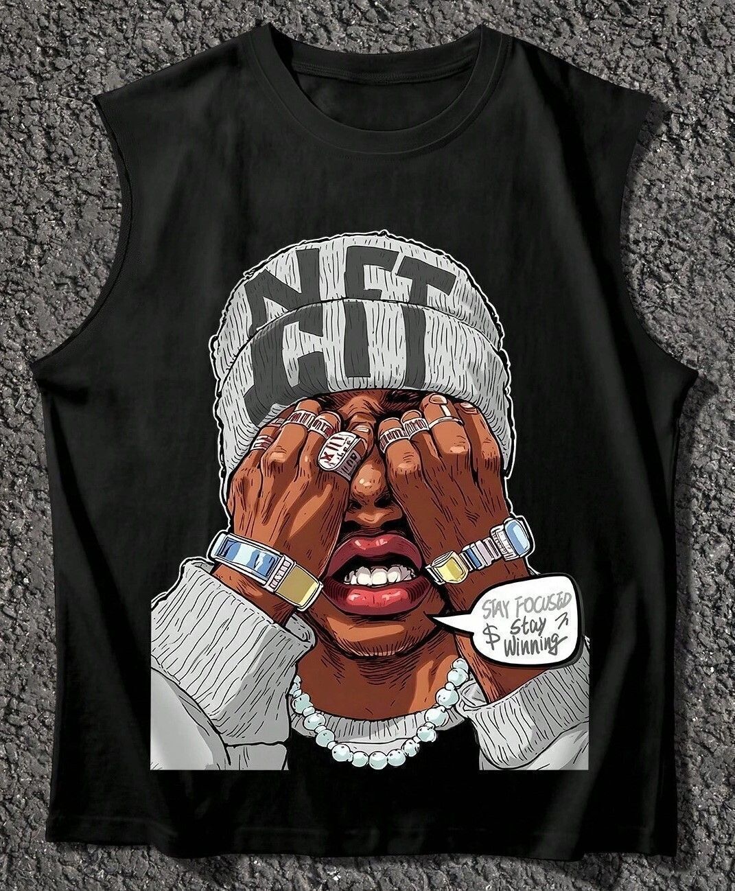 t-hustler Men Vest-picture-37