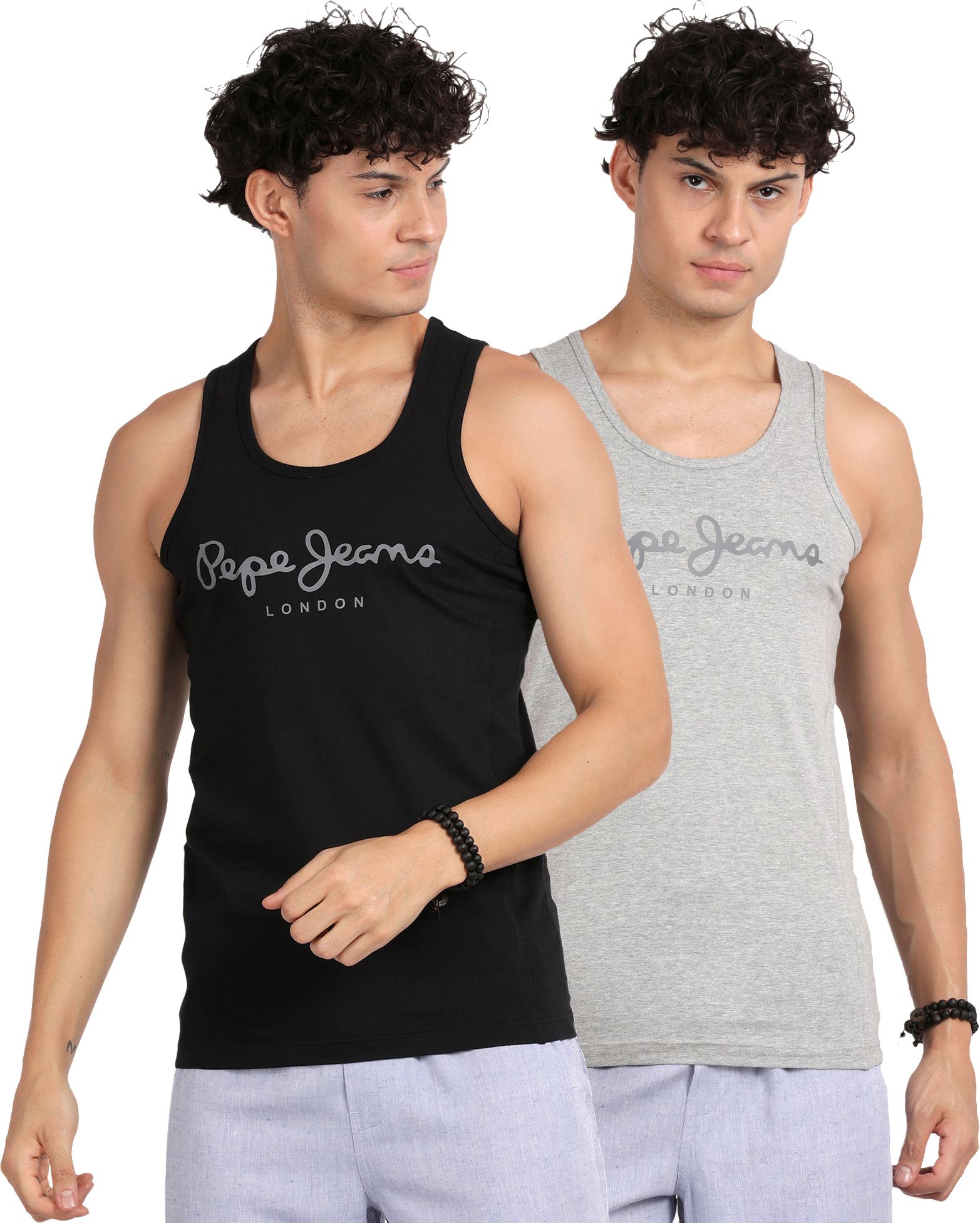 pepe jeans Pack of 2 ATV03 Men Vest-picture-36