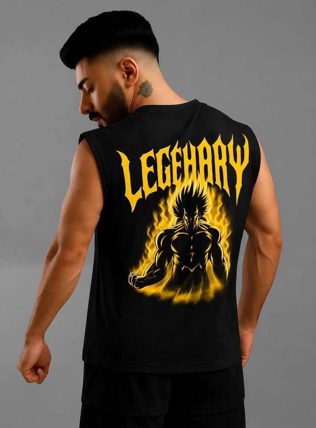 eragon fashion Gym Casual Printed Men Vest-picture-4