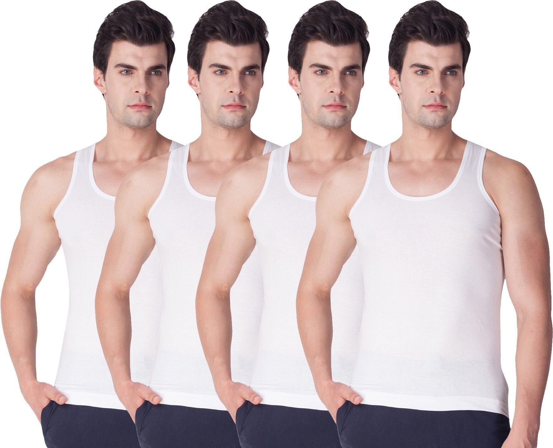 lux venus Pack of 4 Men Vest-picture-39