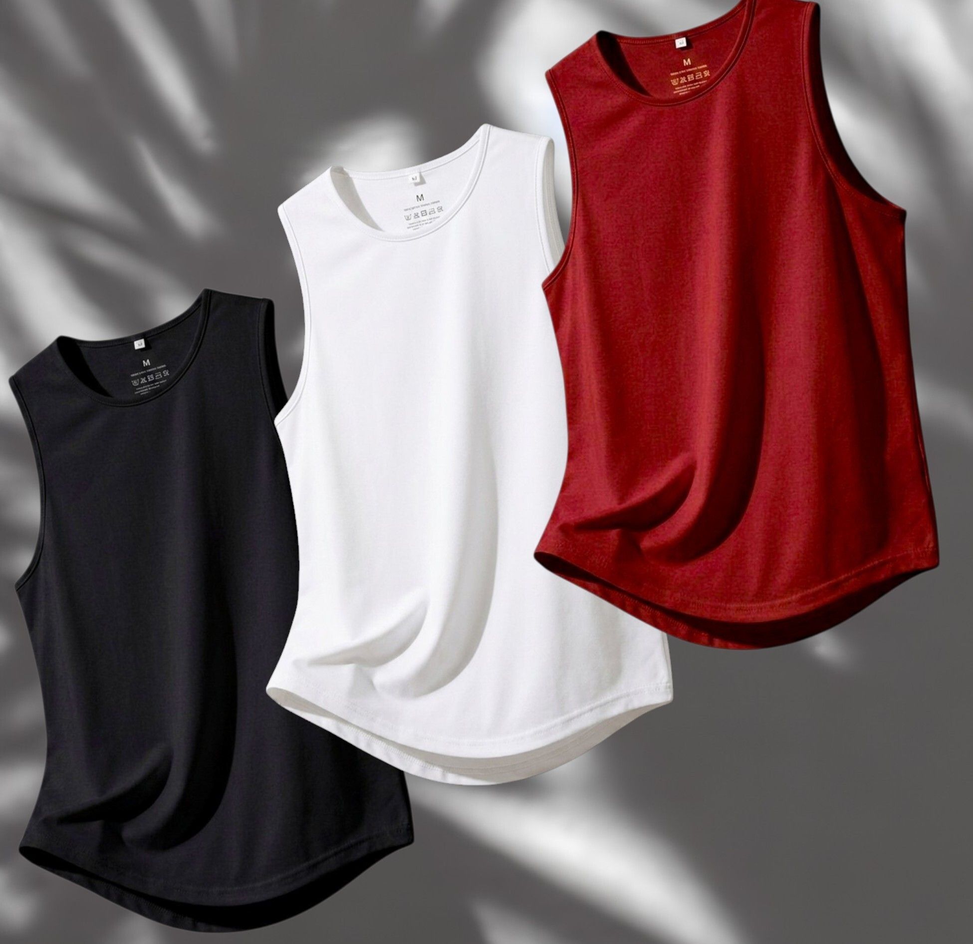 Pack of 3 Men’s Solid Polyester Vest. With Stay comfortable Men Vest Men Vest-image-47