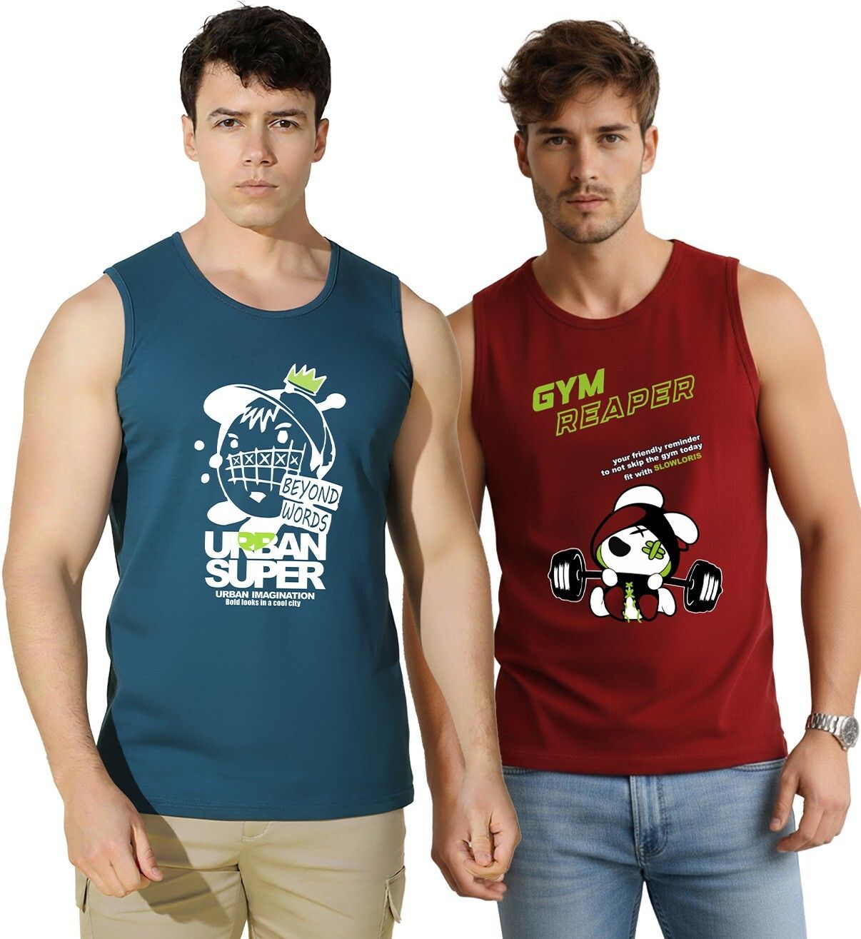 slowloris Pack of 2 Men Vest-picture-27