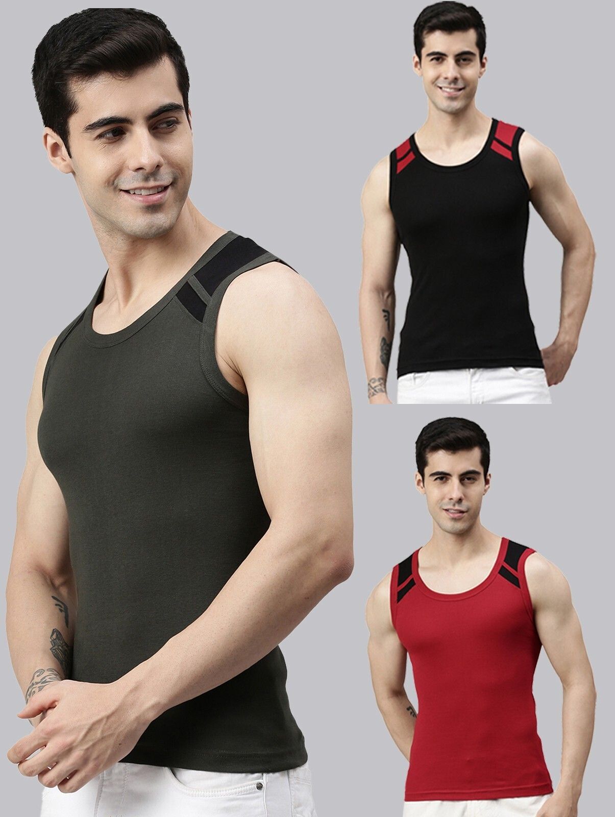 Pack of 3 Men Vest