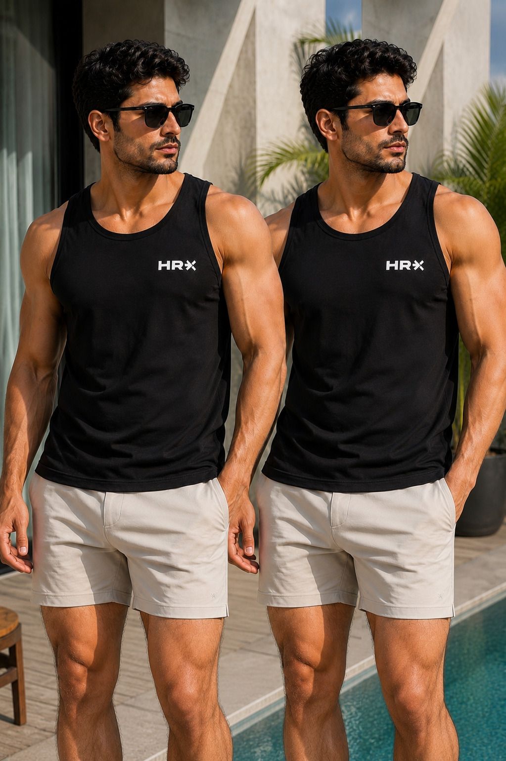 hrx by hrithik roshan Pack of 2 Men Vest-picture-11