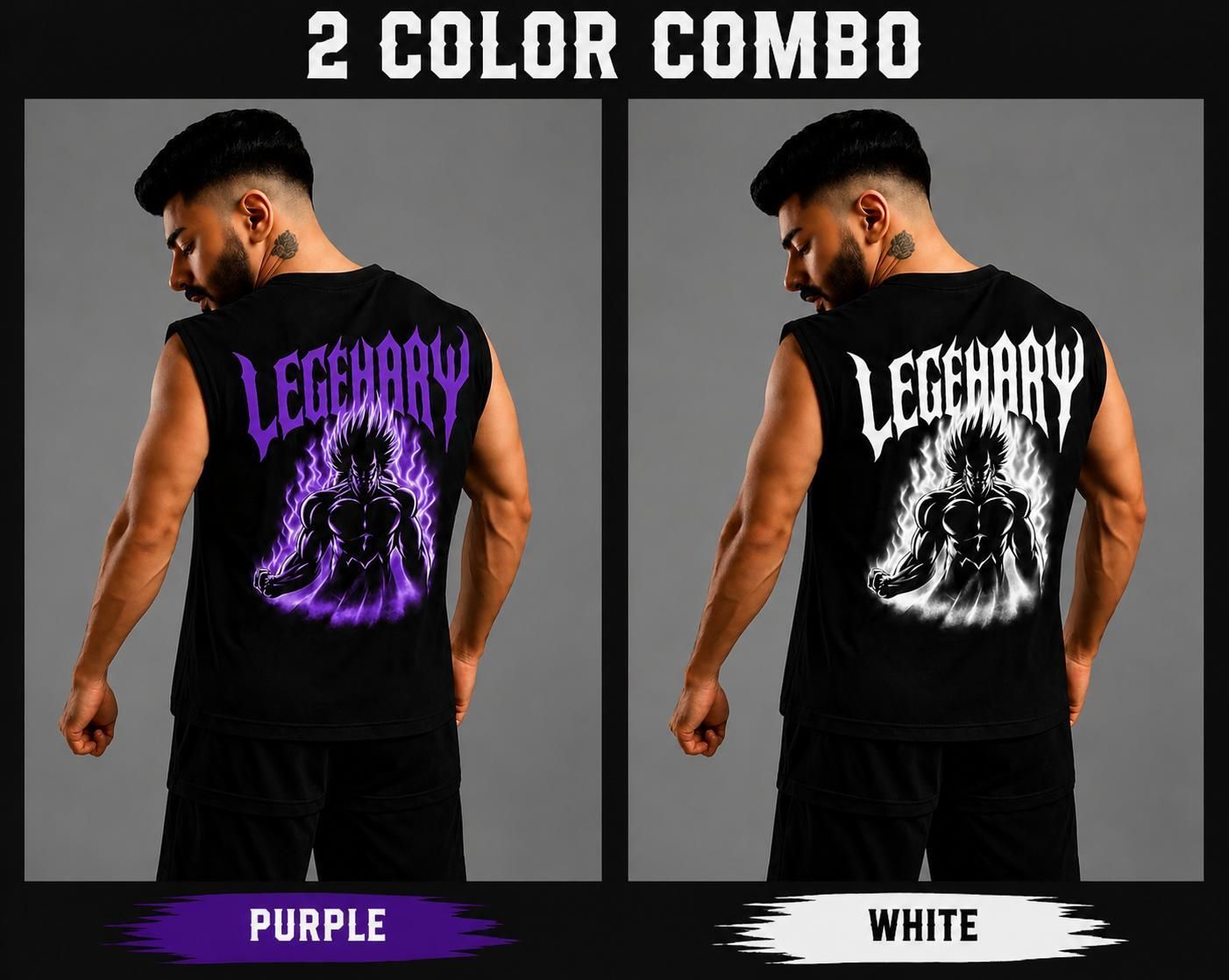 eragon fashion Pack of 2 Casual Printed Men Vest-picture-30
