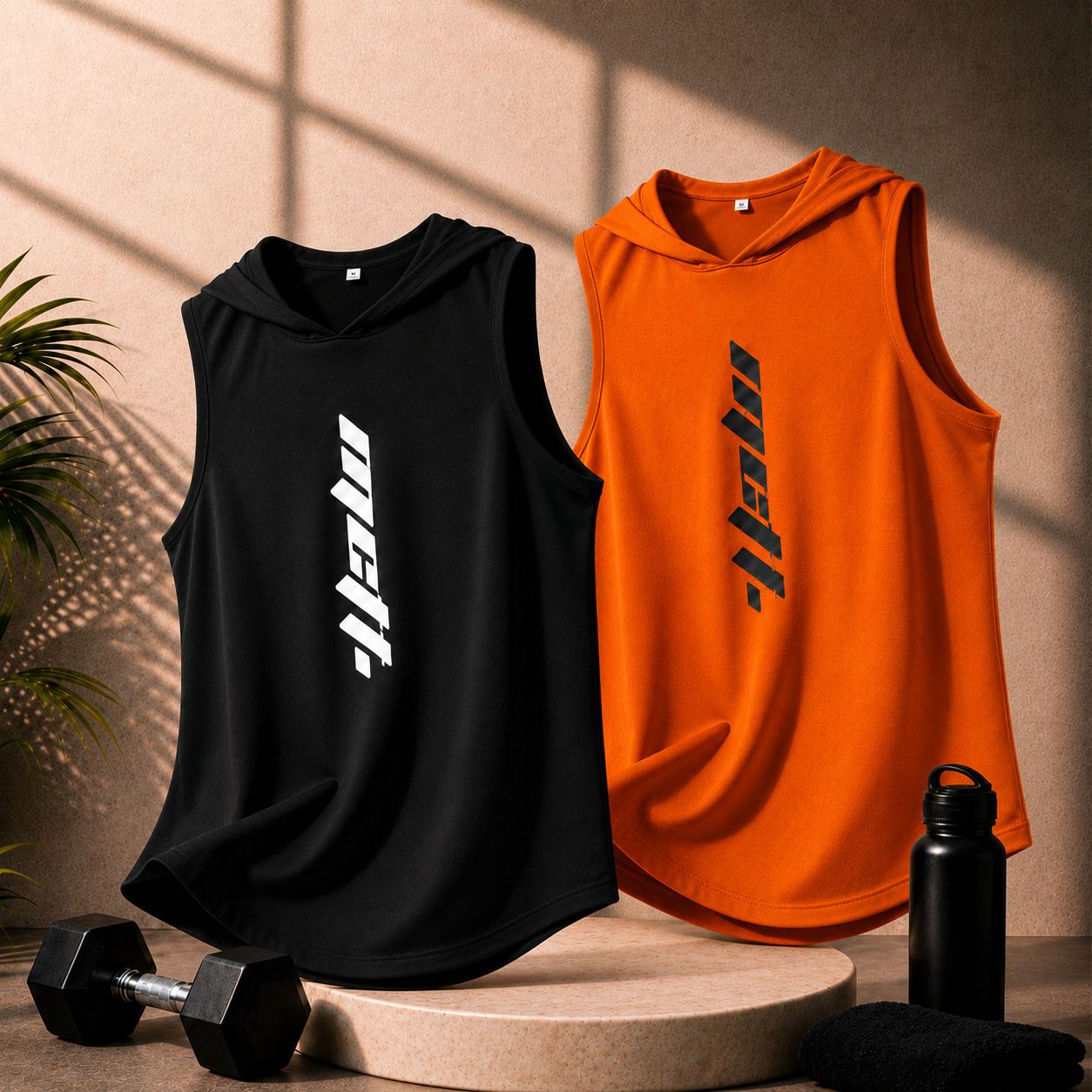 univaan Pack of 2 Muscle Fit Fitness Vest for Gym Running Training Men Vest-picture-47