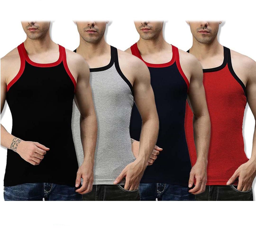 Pack of 4 gym Vest for mens combo Men Vest-image-1