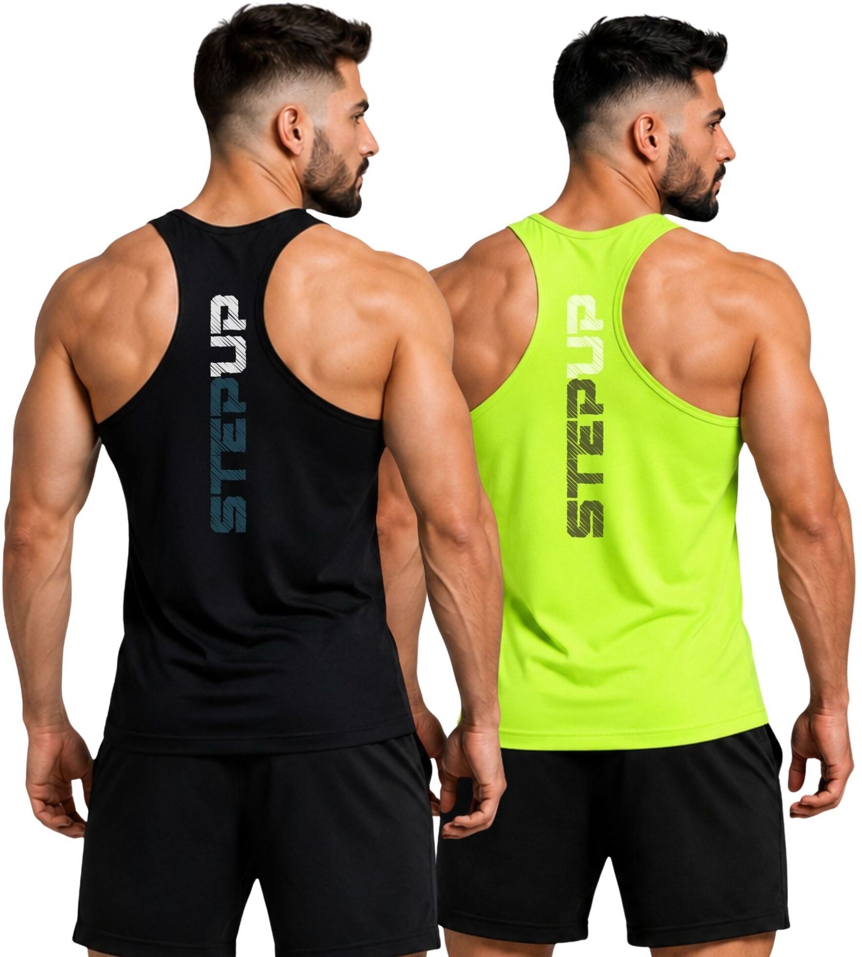 3colors Pack of 2 Men Vest-picture-8