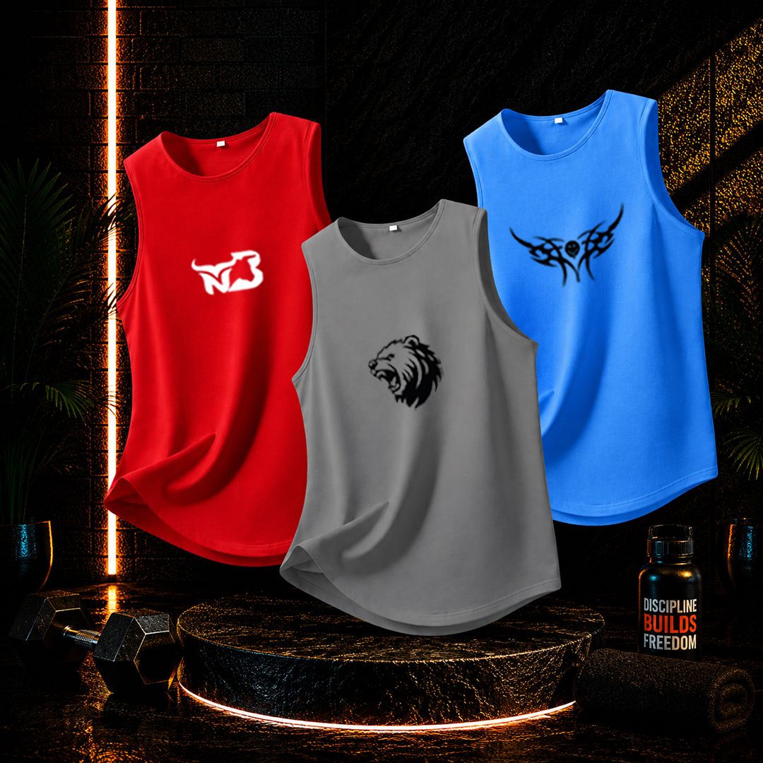 nicky boy Pack of 3 Men Vest-picture-29