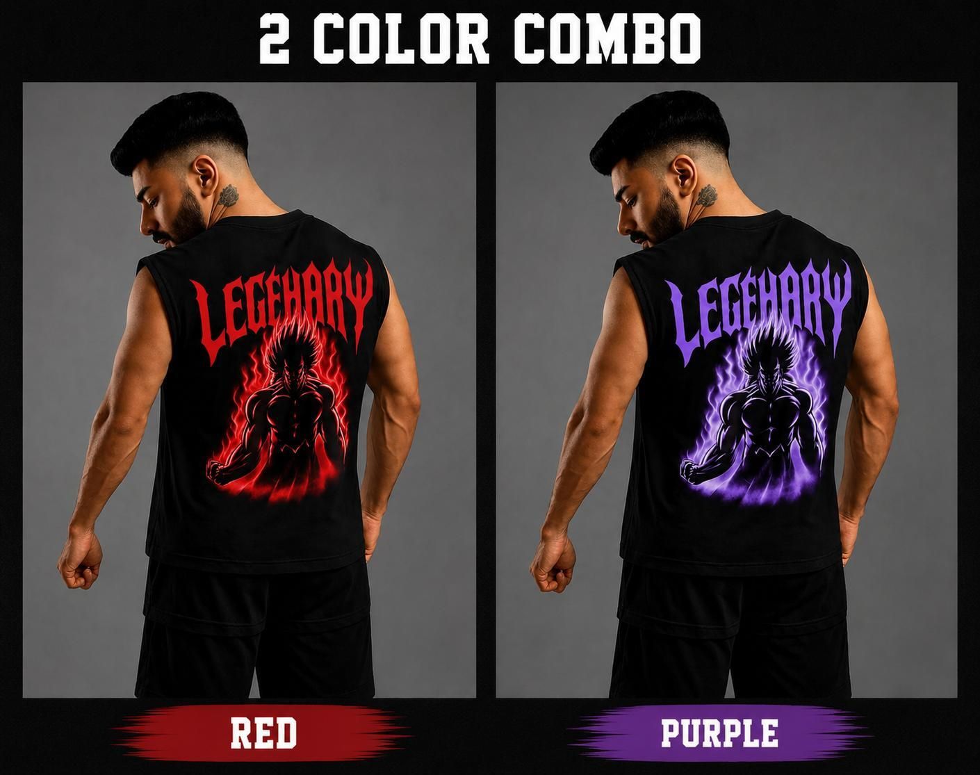 eragon fashion Pack of 2 Casual Printed Men Vest-picture-25