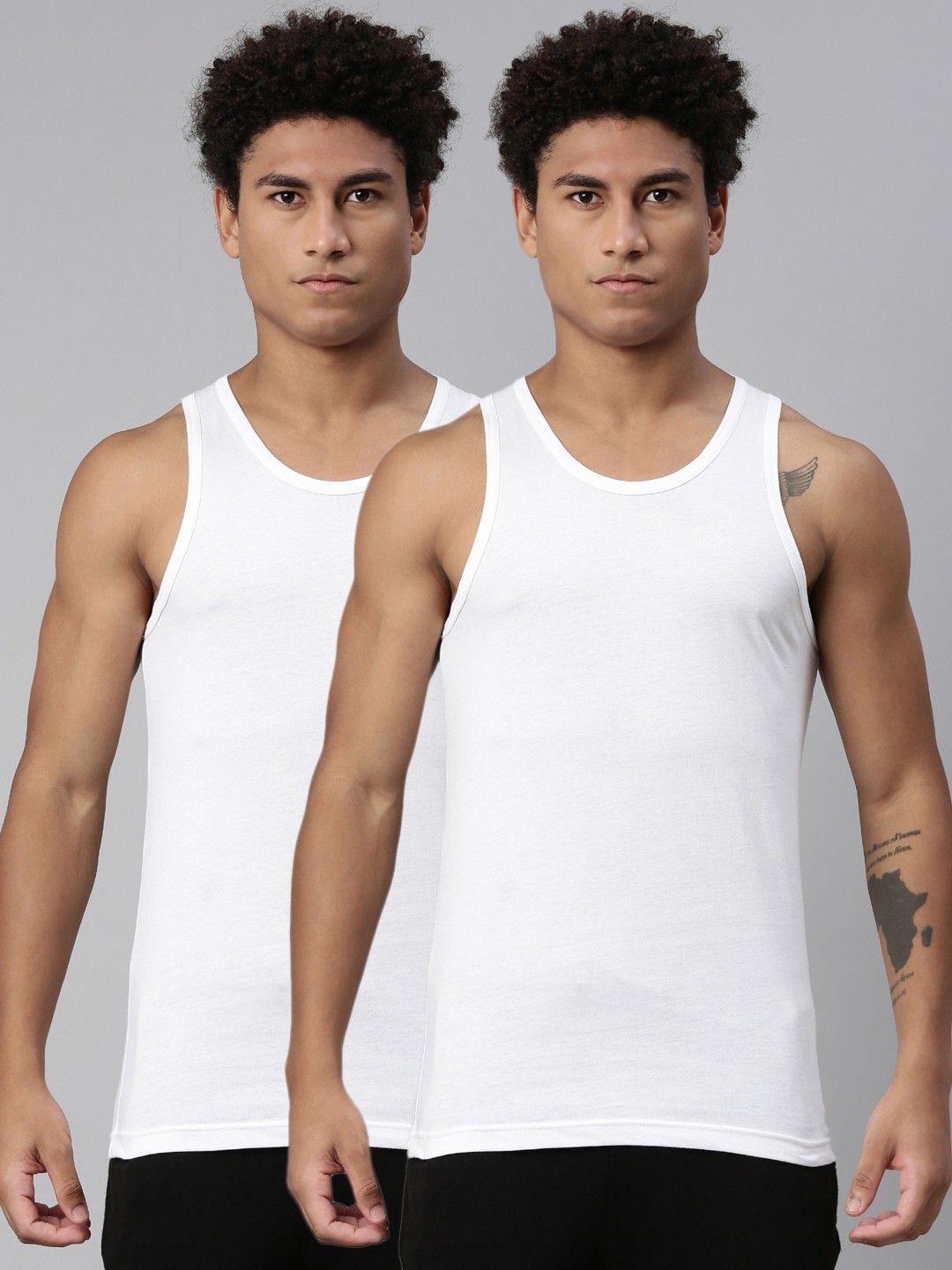 levi's Pack of 2 Side Branding, Tag Free Comfort & Smartskin Technology Style# 012 Classic Men Vest-picture-31