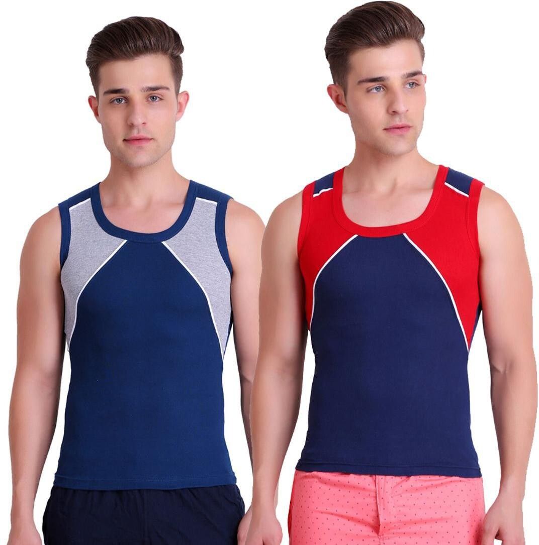 tt Pack of 2 Titanic Designer Gym Men Vest-picture-19
