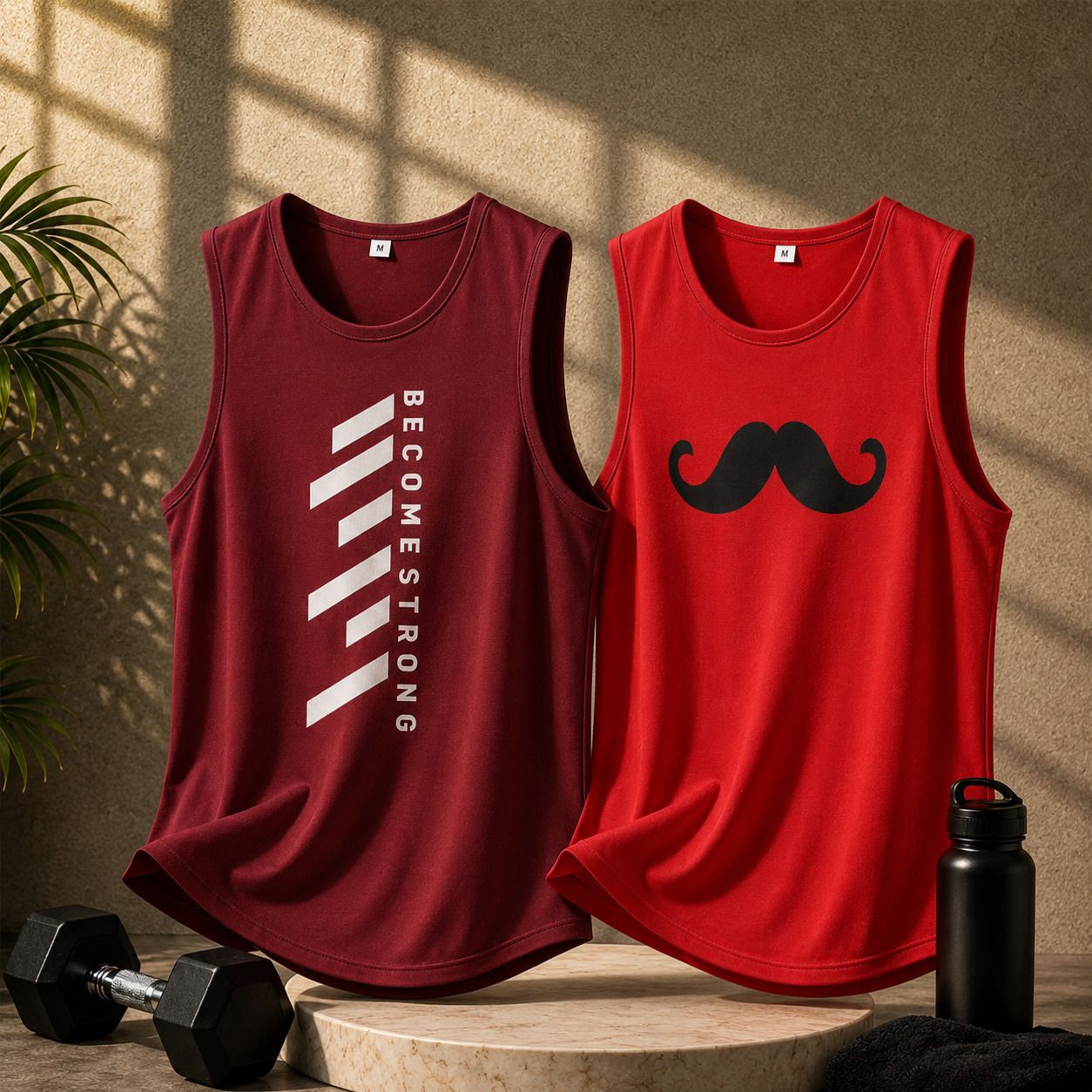 univaan Pack of 2 Dry Fit Workout Sando Men Vest-picture-19