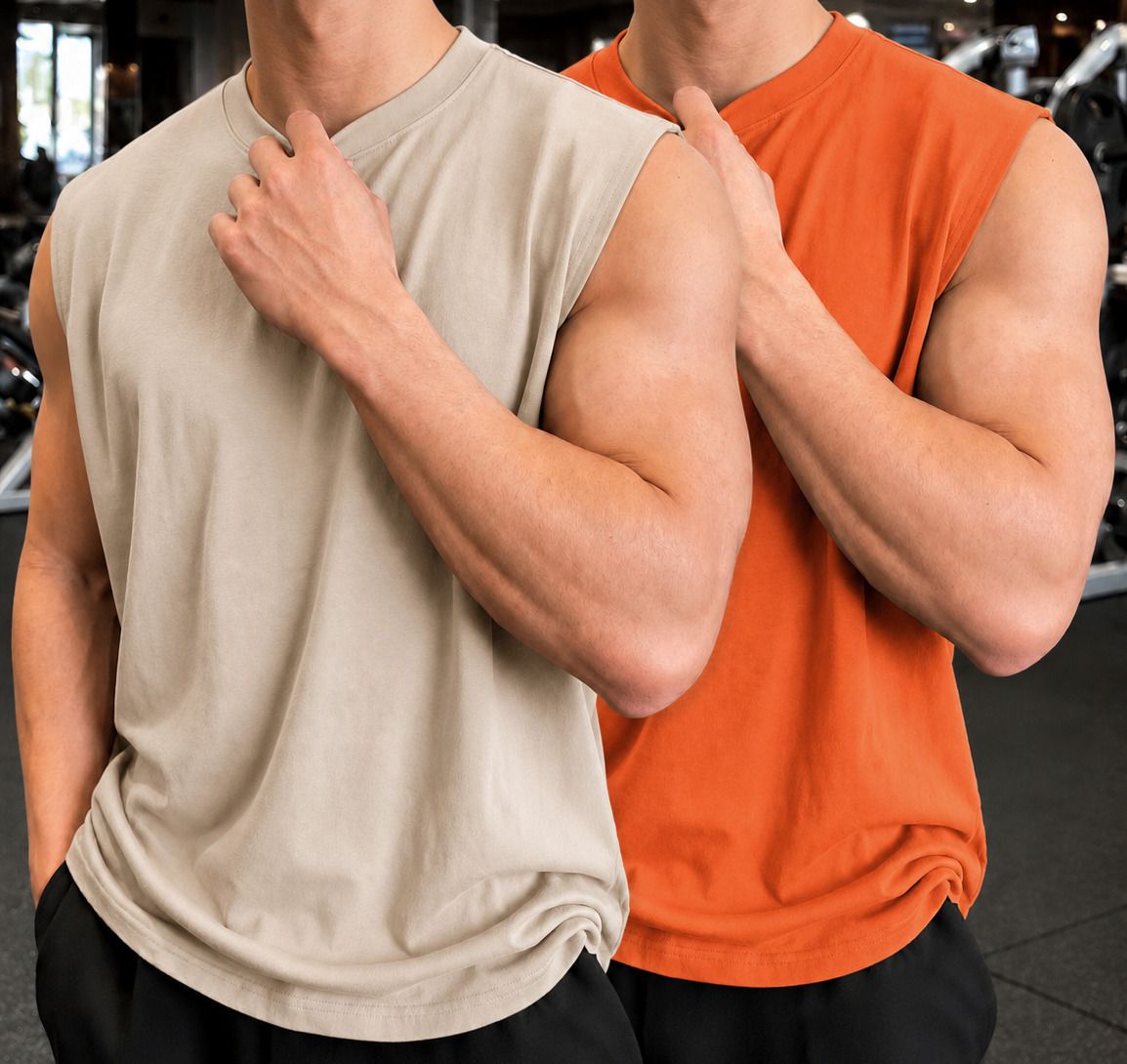 tb blue Pack of 2 Men Vest-picture-46