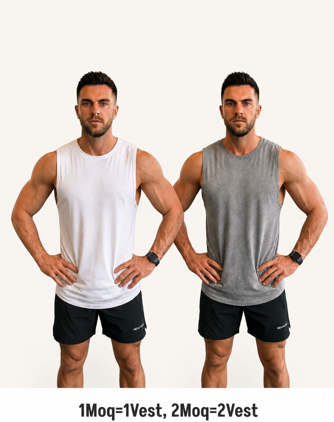 unkwn Plain Men Vest-picture-17