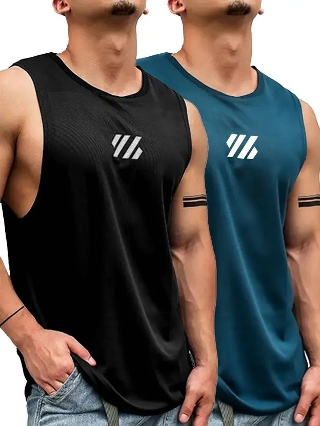 jump cuts Pack of 2 Men Vest-picture-22