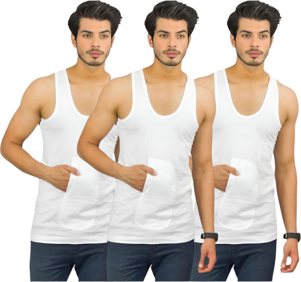 Pack of 3 Men Vest-image-48