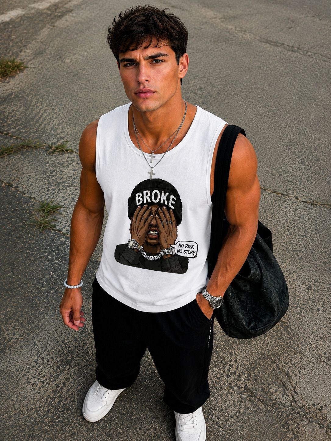 t-hustler Men Vest-picture-41