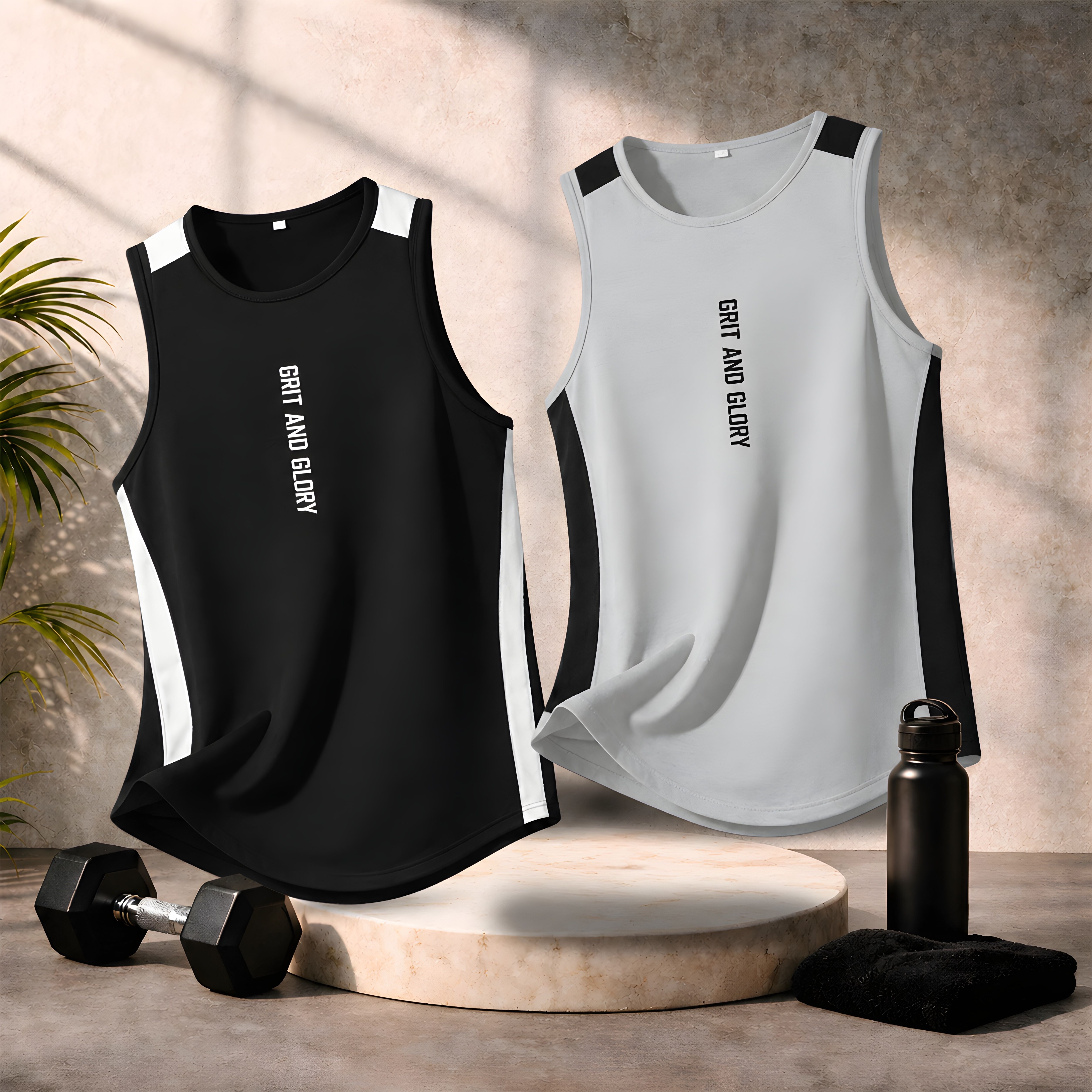 r rockin tees Pack of 2 Activewear Men's Vest Men Vest-picture-35