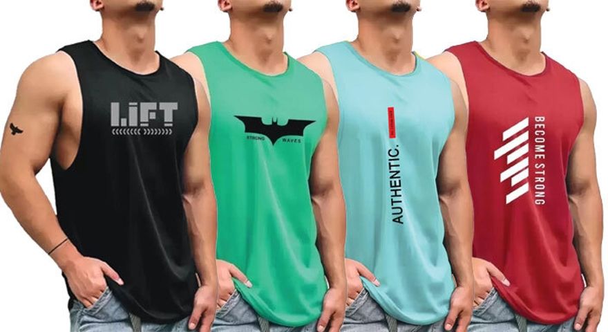Pack of 4 Men Vest