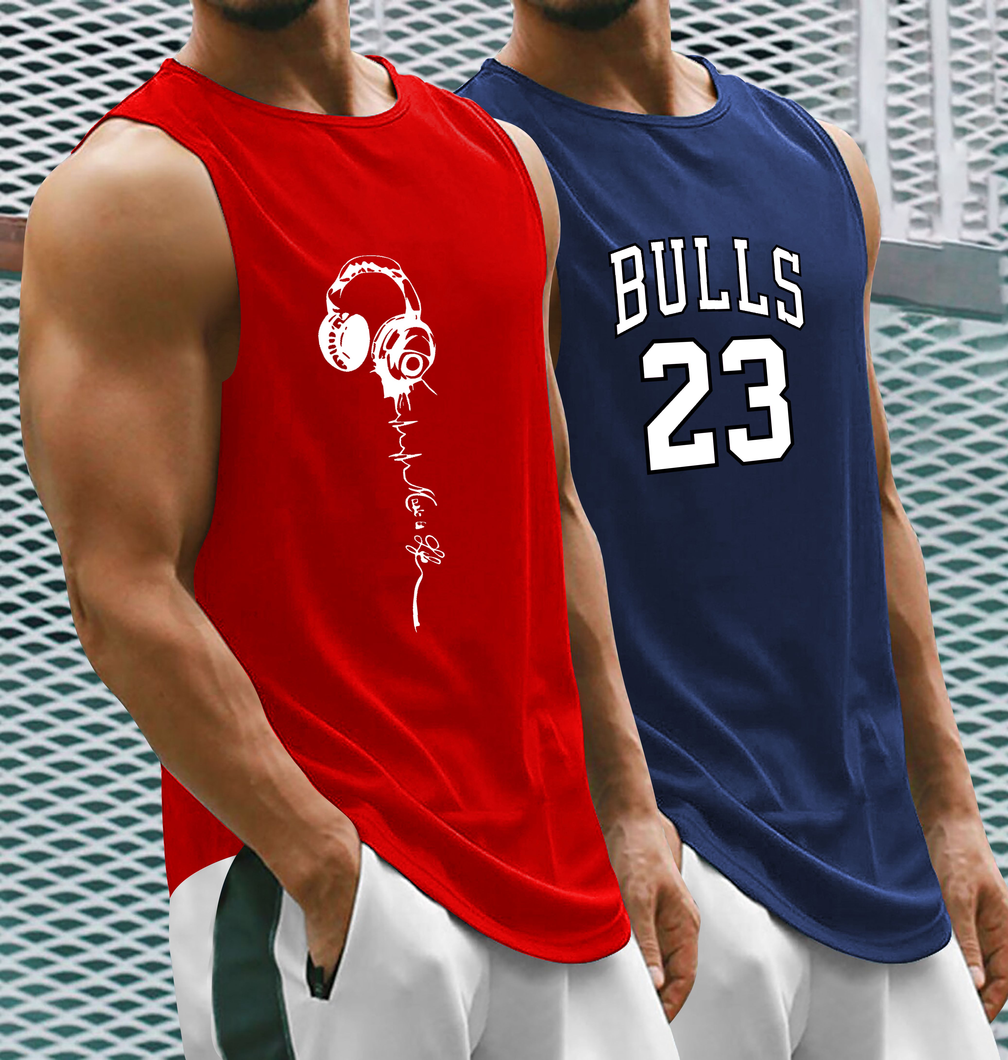 heartees Pack of 2 vest,vests,vest for men,gym vest,trendy vest Men Vest-picture-23