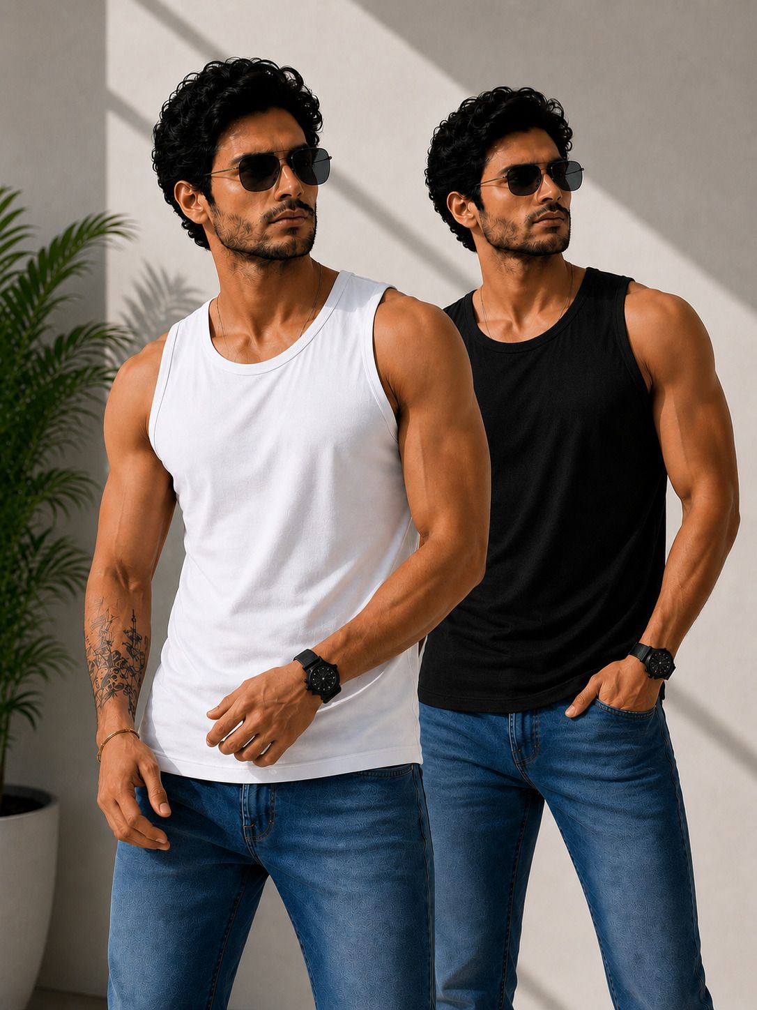 unifringe Pack of 2 Men Vest-picture-19