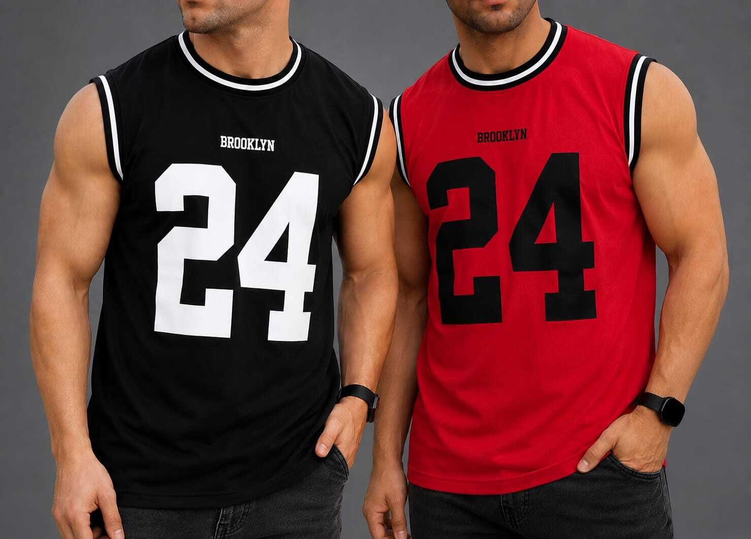 eragon fashion Pack of 2 Gym Or Casual Printed Vest Men Vest-picture-23