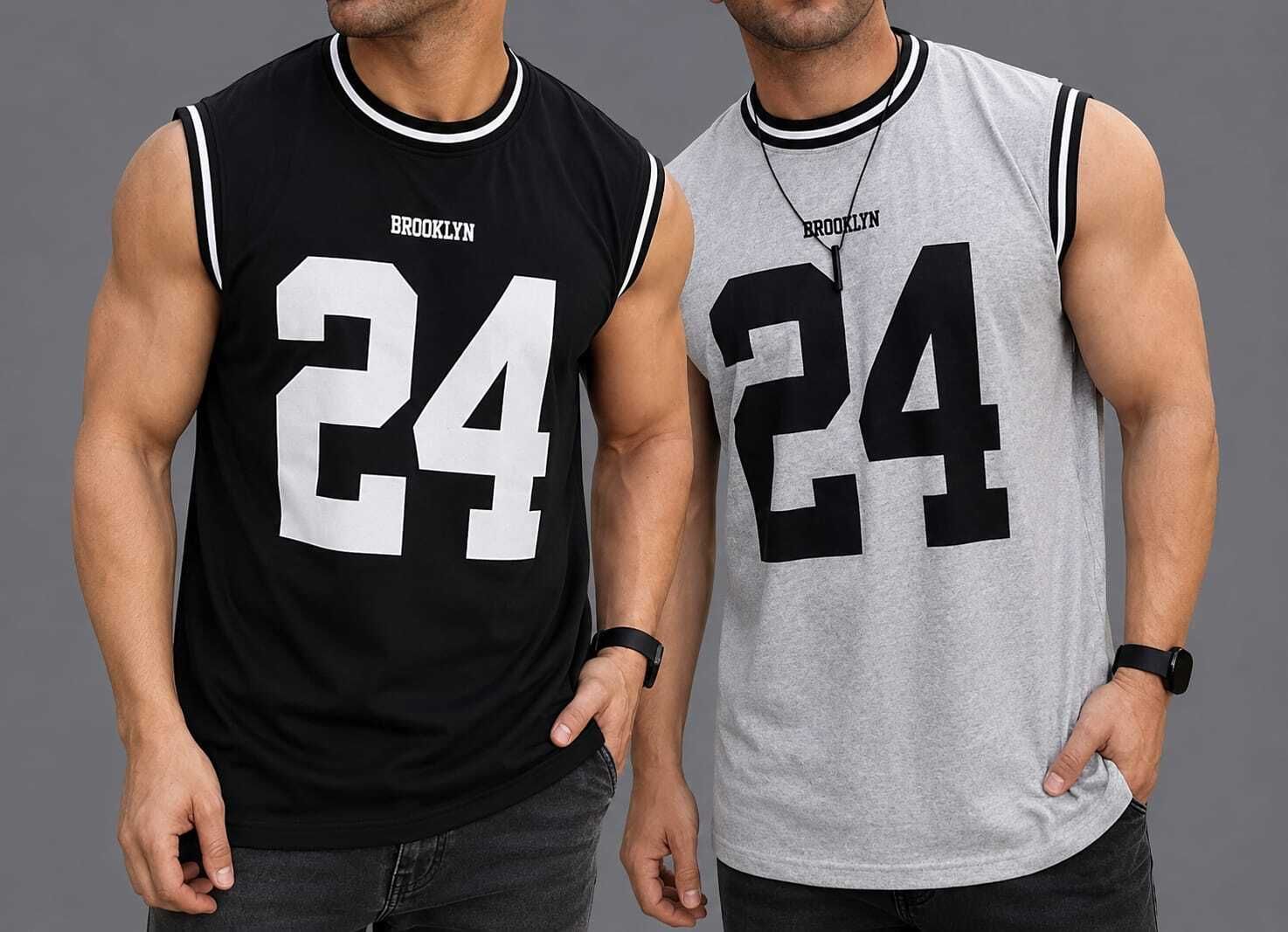 eragon fashion Pack of 2 Gym Or Casual Printed Vest Men Vest-picture-12