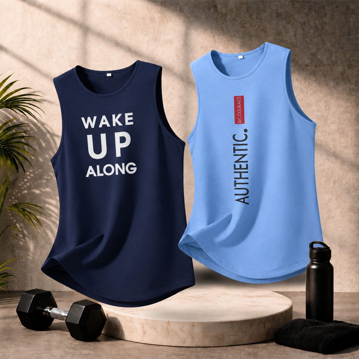 r rockin tees Pack of 2 MuscleFlex Gym Vest Men Vest-picture-14