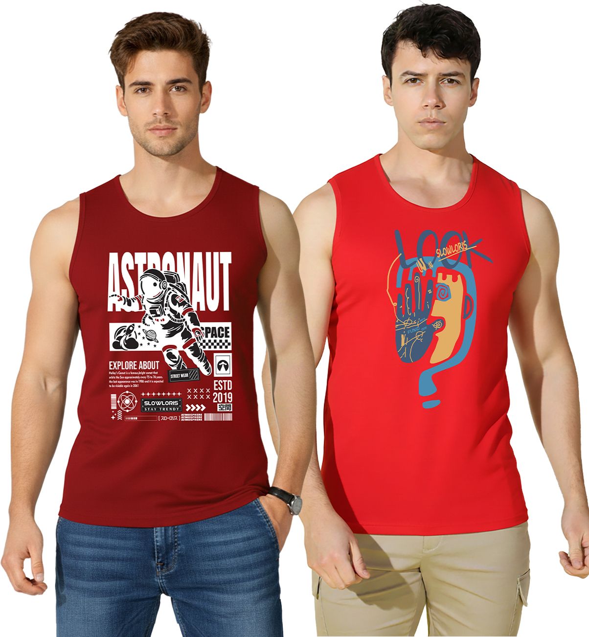 slowloris Pack of 2 Men Vest-picture-40