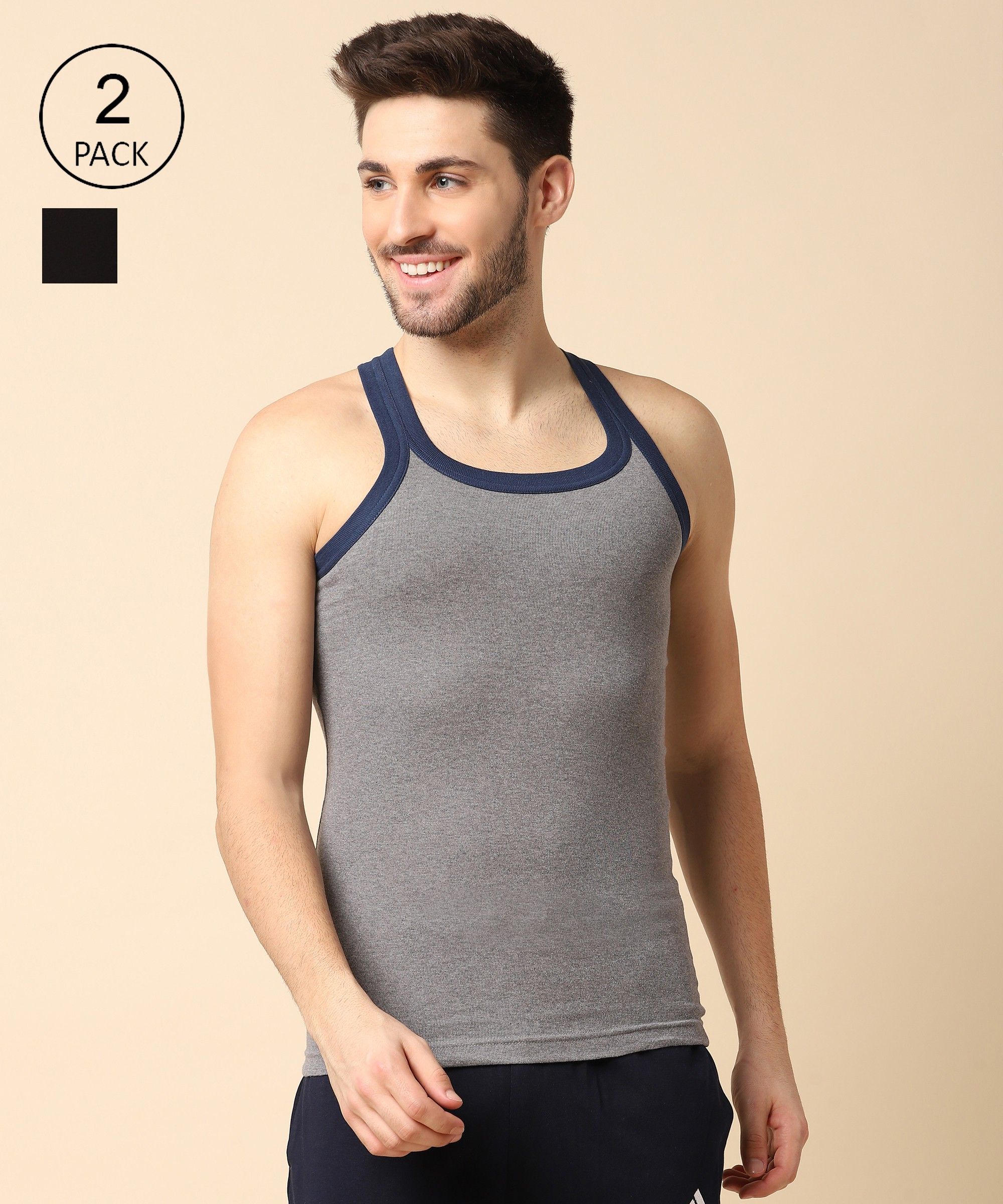 rupa frontline Pack of 2 Men Vest-picture-25