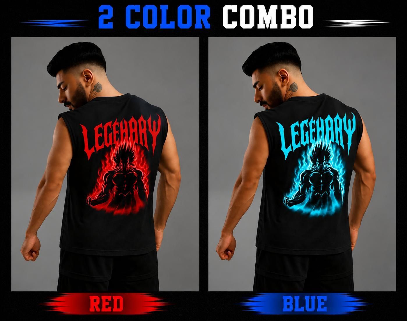 eragon fashion Pack of 2 Casual Printed Men Vest-picture-27