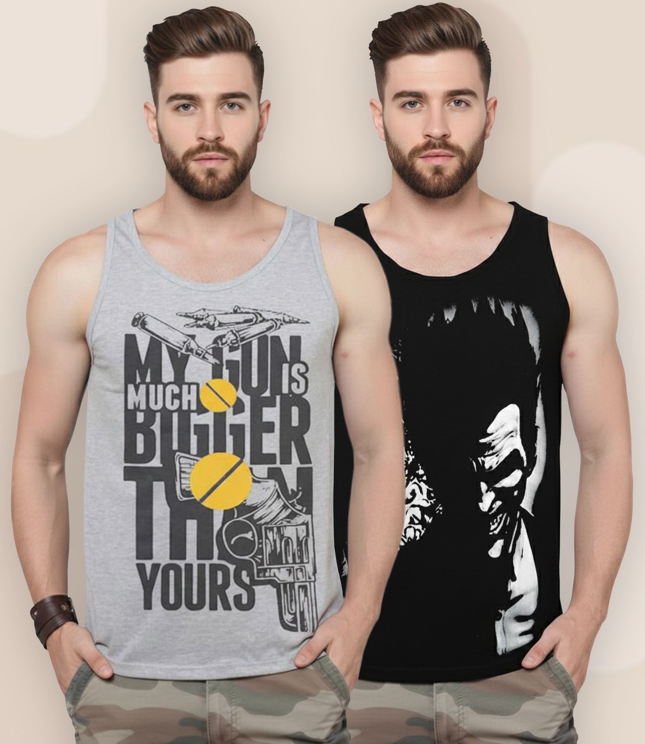 Pack of 2 Men Vest-image-15