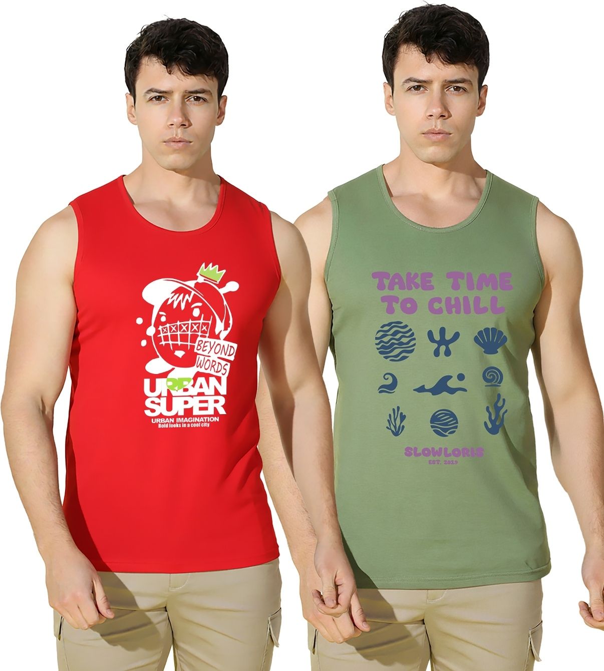 cryptic Pack of 2 Men Vest-picture-32