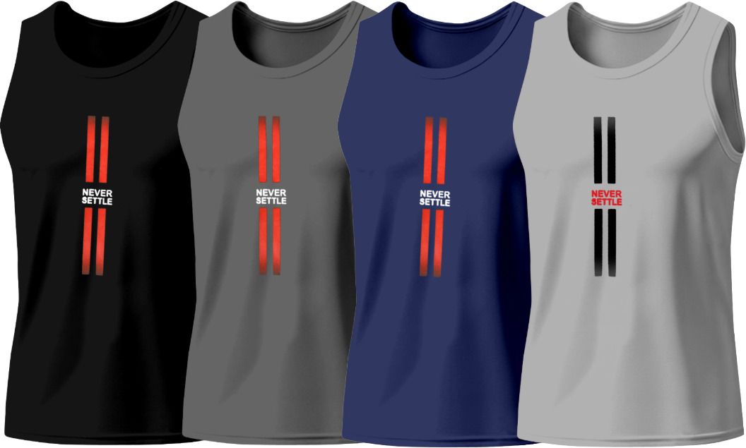 flicfol Pack of 4 Men Vest-picture-31
