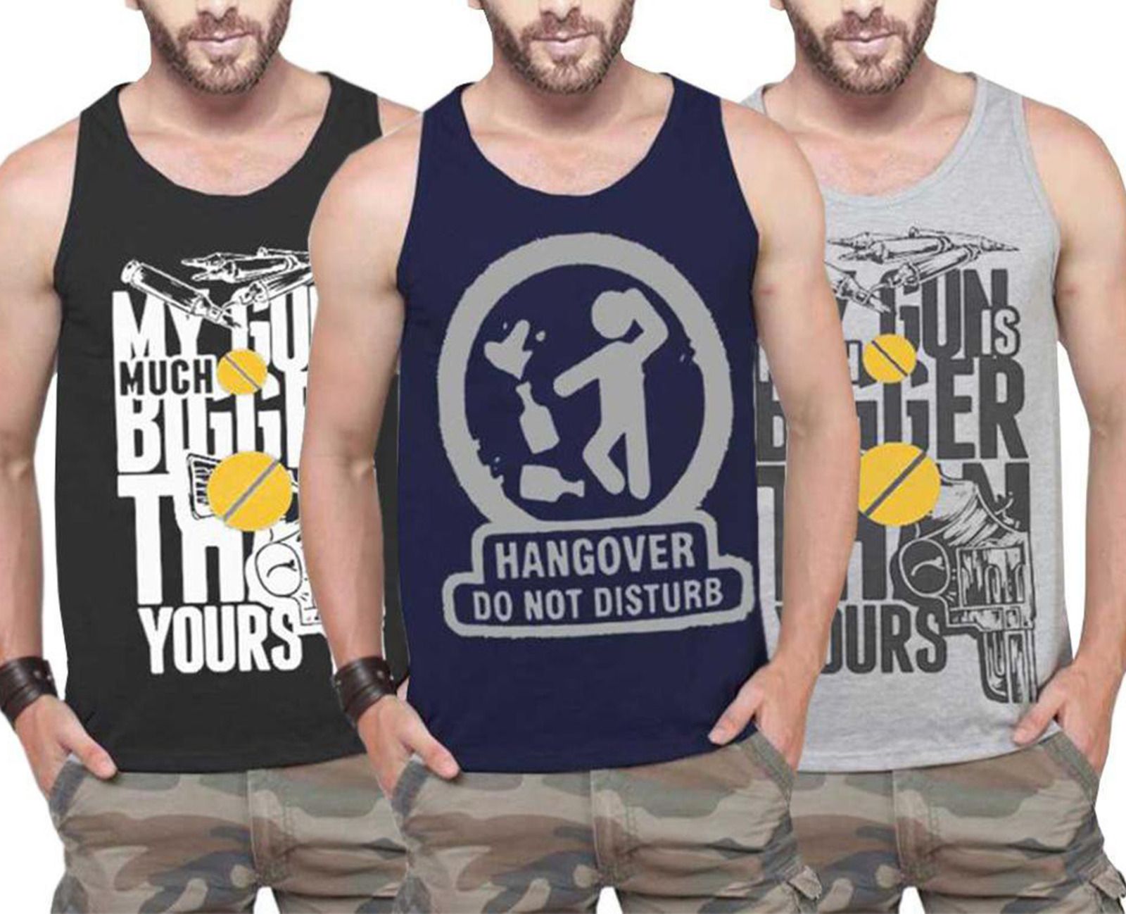 tripr Pack of 3 Men Vest-picture-10