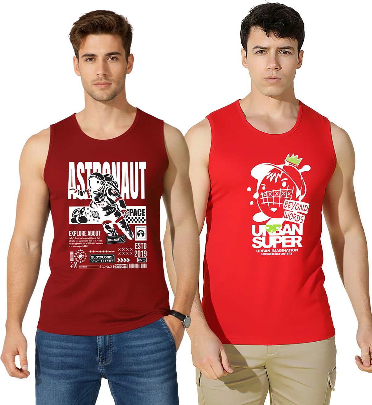 slowloris Pack of 2 Men Vest-picture-37