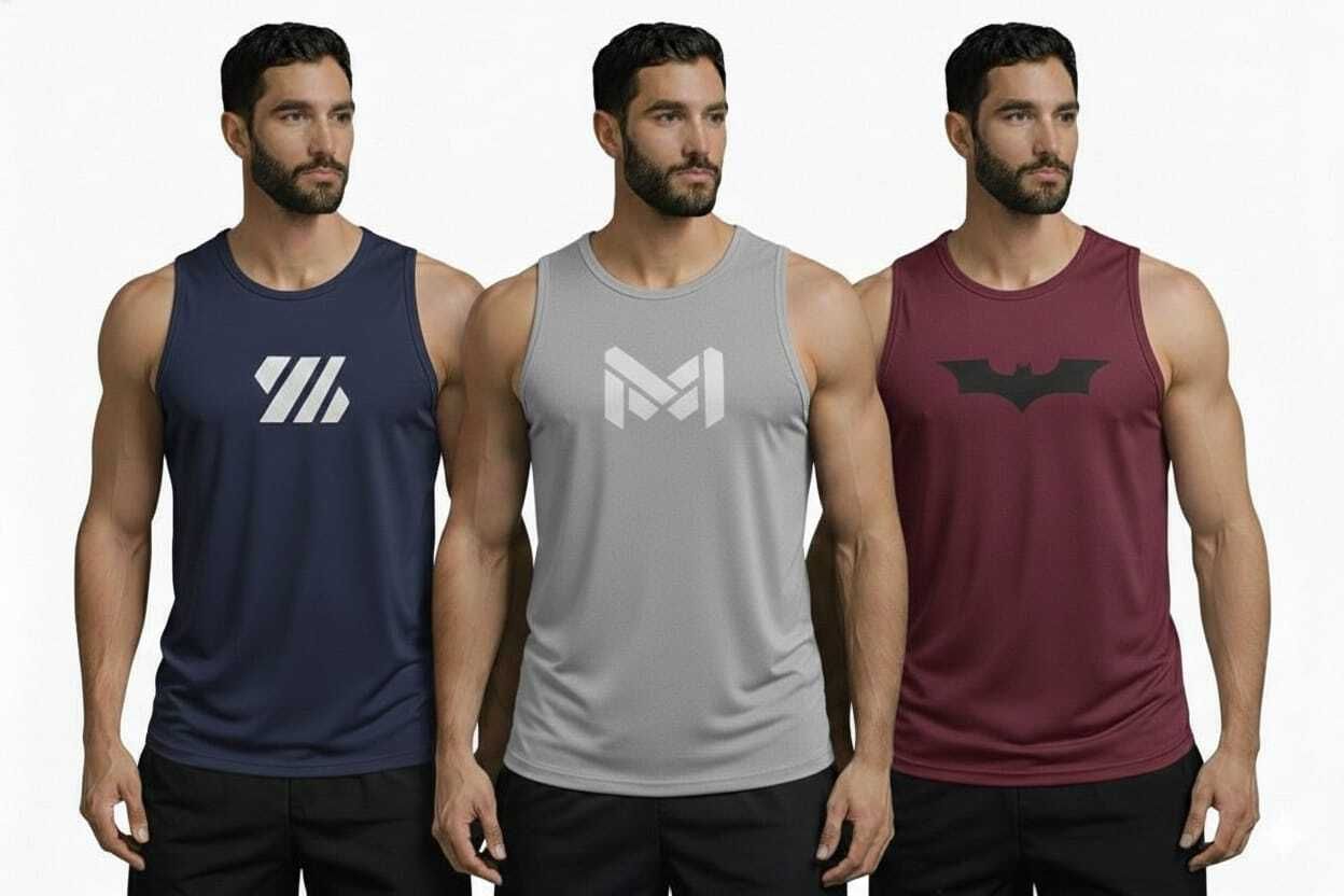 Pack of 3 Men Vest-image-40